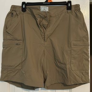 L.L. Bean Tan Tropicwear Shorts